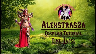 How I made my Alexstrasza armour cosplay - time lapse!