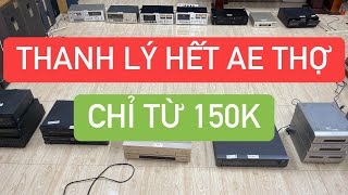 1/7 LH#0961169293 ĐẦU TAPE DECK THANH LÝ CHẤT RẺ - PRE HAY - CD VIP GHI ĐĨA GIẢI MÃ 24bit - XẢ KHO