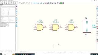 ngspice in KiCad 8: Creating a (digital) subcircuit model for a multipart device (74HC10)