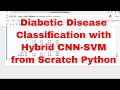 Diabetic Classification Hybrid CNN-SVM Scratch Python Code / Hybrid CNN-SVM Scratch Python Code