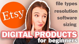 HOW TO CREATE AND SELL ETSY DIGITAL PRODUCTS (How to sell digital products on Etsy for beginners)