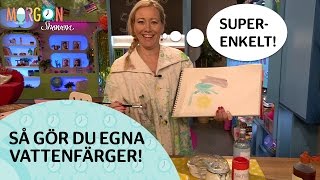 Hemmagjord vattenfärg - så gör du dina egna färger!