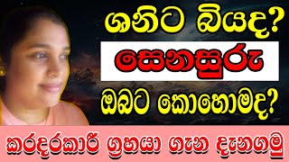 ශනිට බියද | සෙනසුරු ඔබට කොහොමද | කරදරකාරී  ග්‍රහයා ගැන දැනගමු | Astrology sinhala l Dilini upeka