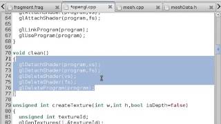 OpenGL GLSL tutorial 7 - Frame buffer object (FBO)