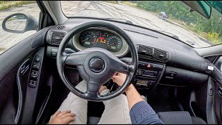 2004 Seat Leon [1.6 105HP] |0-100| POV Test Drive #1826 Joe Black