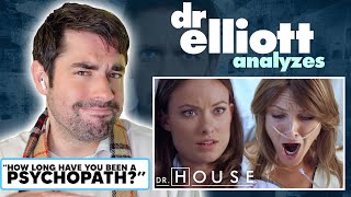 Doctor REACTS to House MD | Psychiatrist Analyzes Psychopathic Patient | Dr Elliott