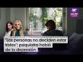 “las personas no deciden estar tristes” psiquiatra habló de la depresión salud y algo más