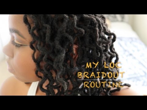 LOC BRAID OUT TUTORIAL | HOW TO GET CURLY LOCS/DREADS LOC BRAID OUT TUTORIAL | HOW TO GET CURLY LOCS/DREADS