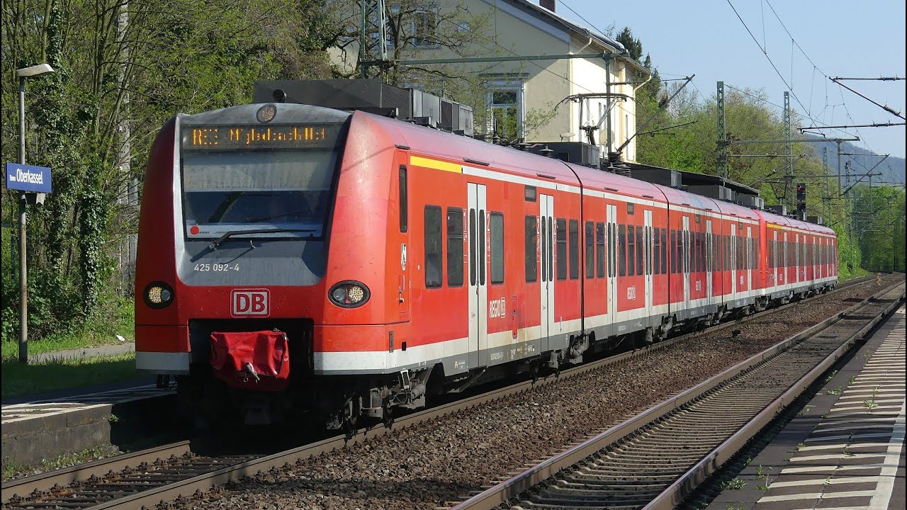 Bahnbetrieb In Bonn-Oberkassel - YouTube