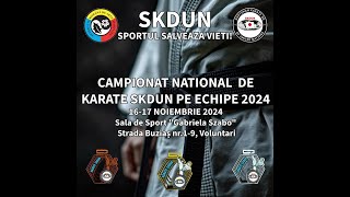 CAMPIONATUL NATIONAL  ECHIPE KARATE SKDUN