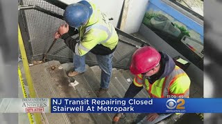 NJ Transit Fixing Station Stairs Closed For Months
