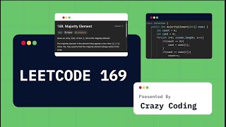 leetcode 169 - Majority Element | Optimal Approach in JAVA.