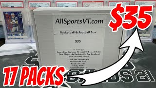 💥 UNREAL FOLKS 💥 $35 for 17 PACKS | All Sports VT Subscription Box Opening! CHEAP 🔥