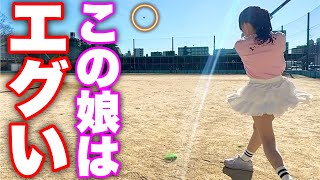 野球アイドル越まりんがレガシーで柵越えホームラン打ちます。【ムコウズ】