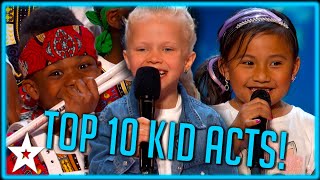 TOP 10 BEST Kid Auditions from America's Got Talent 2023!