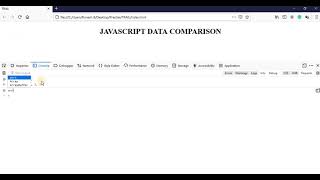JavaScript DATA COMPARISON | Strict Comparison | Stringify | How to compare Objects