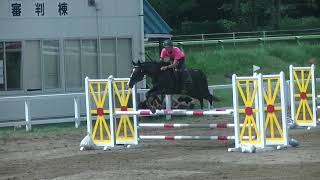 2018 北日本学生馬術大会　フレンドリー（100㎝）　井畔貴之選手　北魁号