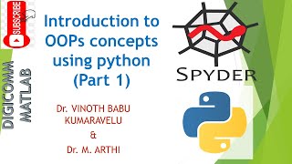Introduction to OOPs concepts using Python (Part 1) by Dr. M. Arthi