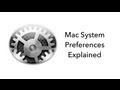 Mac OSX System Preferences Explained Mac OSX System Preferences Explained