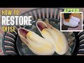 How to CLEAN your WHITE CANVAS SHOES | Remove Extreme Yellowing | Easy Method that WORKS!