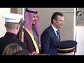 us defense secretary pete hegseth greets saudi arabia s defense minister prince khalid at pentagon