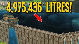 I Stored 4,975,436 Liters of Water in This MEGA SUPER Dam! (Timberborn Iron Teet