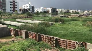 View from the MRTS between Velachery and Perungudi, Chennai