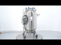 itt industries pure flow 500l jacketed reactor vessel