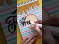 creative front page design for any subject ✏️ shorts nhuandaocalligraphy frontpage