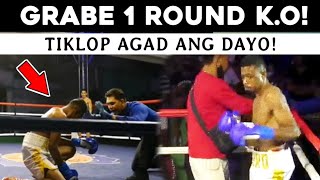 FIRST ROUND KNOCKOUT! DI NA PINATAGAL NG PINOY TIKLOP AGAD ANG DAYONG INDONESIAN