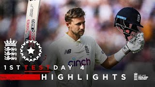 Classy Root Hits Century! | England v India - Day 4 Highlights | 1st LV= Insurance Test 2021