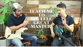 Learn How To Rock A I IV V Blues Shuffle With Corey Congilio - Guitar Lesson - Rhythm And Lead Tips