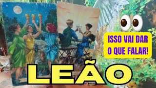 LEÃO 🔥EITAAA ⭐️VOCÊ SERÁ NOTÍCIA NA BOCA DE MUITOS E SEGUI O BAILE💃🦅#tarot #leao #leão #leo