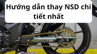 Hướng dẫn thay Nhông Sên Đĩa cho Winner chi tiết nhất? Nên thay NSD gì? Tự thay có được không?