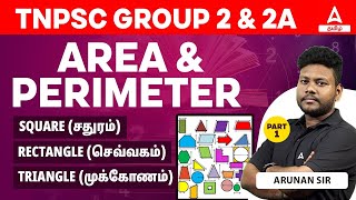 TNPSC Group 2 Maths Classes in Tami l Area and Perimeter | TNPSC Group 2, 2A Maths Questions