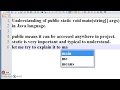 public static void main in java