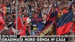 GRADINATA NORD GENOA IN CASA || Genoa vs Lazio 10/4/2022