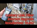 Fastest Upload Speed! Century Link Quantum Fiber Internet Installation!  Leaving Comcast Xfinity!