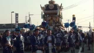 長松屋台　2012魚吹秋祭　大平橋　30