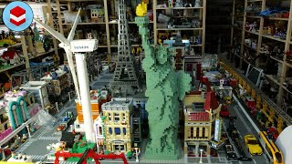 LEGO 3450 Statue of Liberty Stop Motion Speed Build in my City - AustrianBrickFan