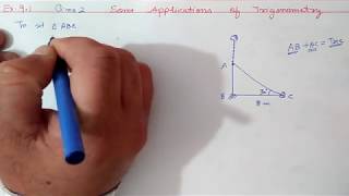 Chapter 9 (Intro) Ex.9.1 (Q.1,2) Some Applications of Trigonometry # Ncert Maths Class 10 #  Cbse