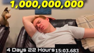 Guy Counts To 1 Billion In One Take [ World Record]
