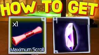 HOW TO GET MAXIMUM SCROLL \u0026 DOMAIN SHARDS in JUJUTSU INFINITE! ROBLOX