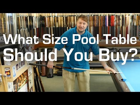 Is a 9-foot pool table too big?