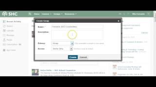 Schoology: How to Create a Counseling Group
