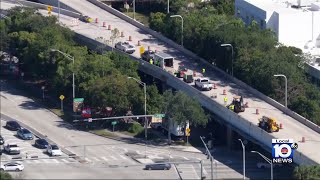 Miami flyover re-opens after closure causes traffic nightmare