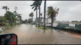 Hurricane Ian storm surge hits Naples, Florida