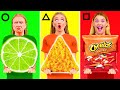 Geometric Shape Food Challenge | Food Battle by BaRaDa Gold Challenge