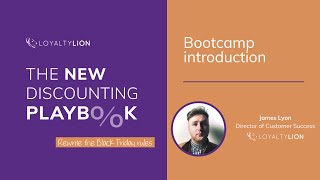 The new discounting playbook: Bootcamp introduction