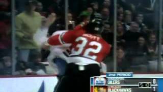 Hockeyfighters.cz  Zack Stortini vs John Scott.wmv